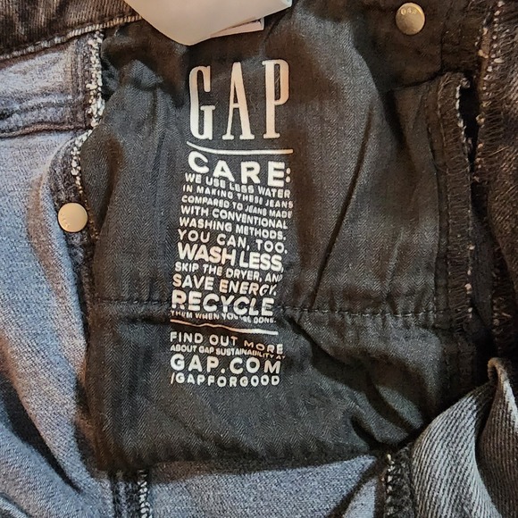 Gap Vintage Slim Mid Rise Grey Jeans Womens Size 28 6 Regular Faded Denim - Picture 11 of 12